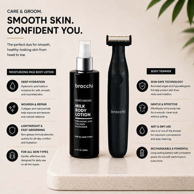 Body Groom & Lotion Set